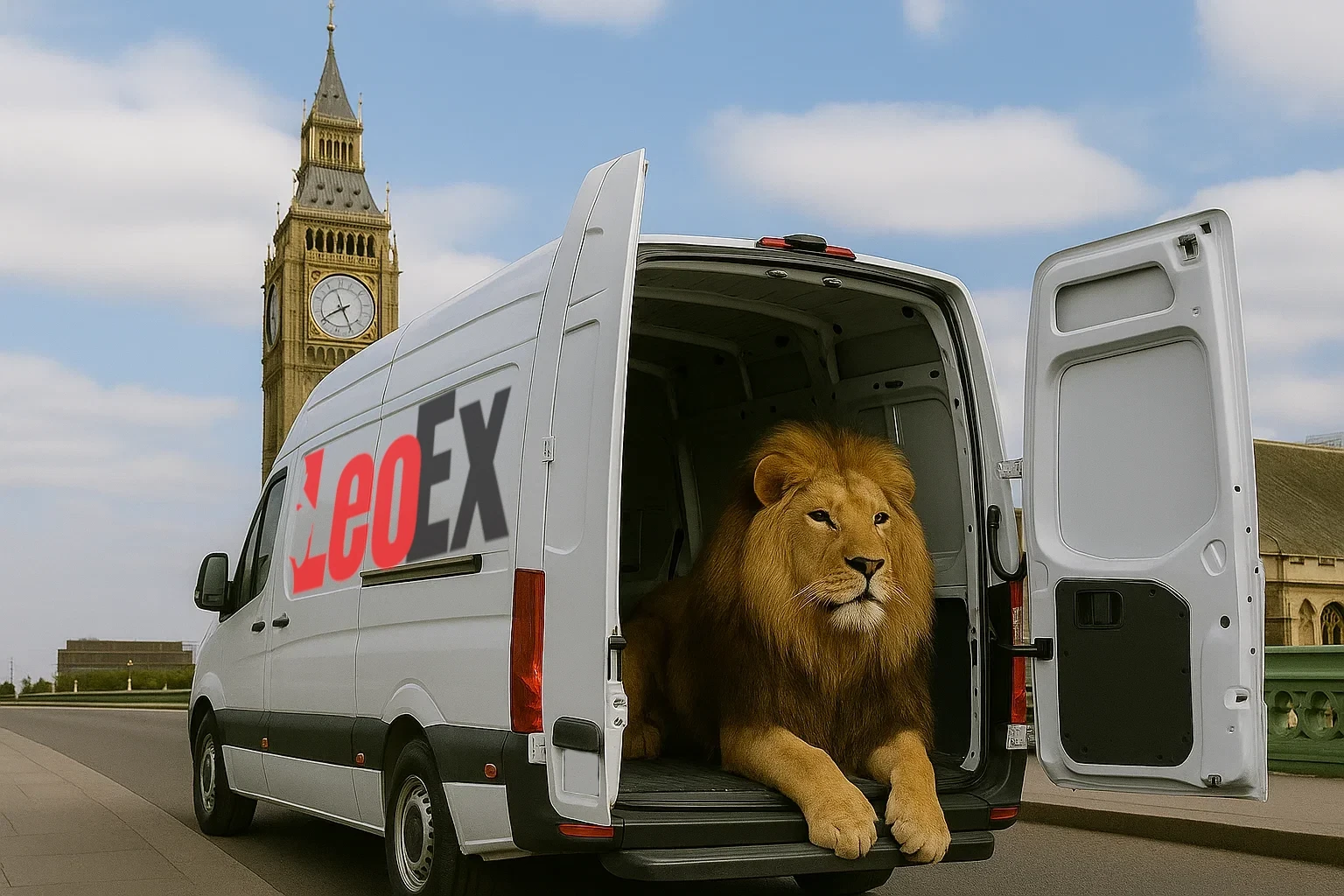 LeoEx Logistics Hero Background